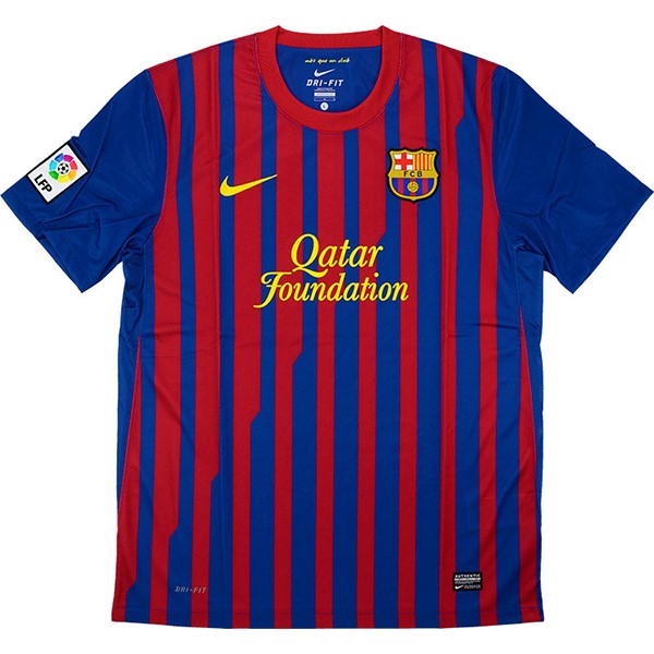 Heimtrikot Thailand Barcelona Retro 2011 2012 Blau Rote Günstige Fußballtrikots